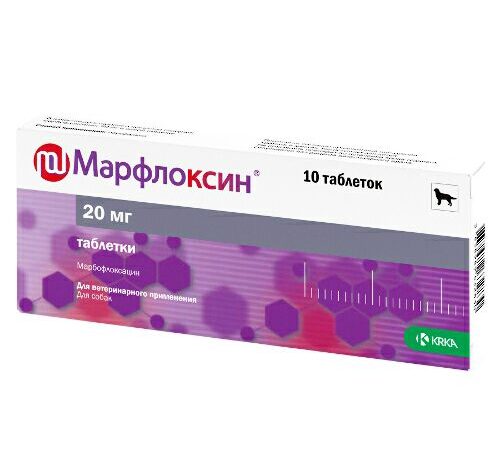 Photo of Марфлоксин 20 мг (KRKA), уп. 10 таб. купить в Москве